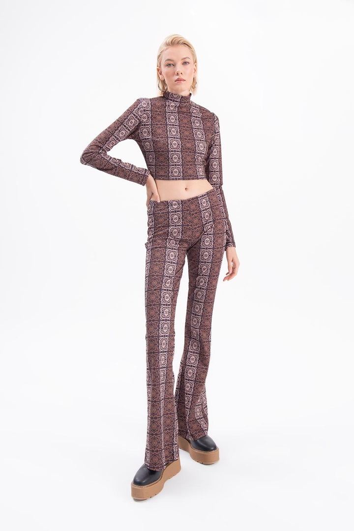 BSL Women Wide leg patterned pants - Freeport