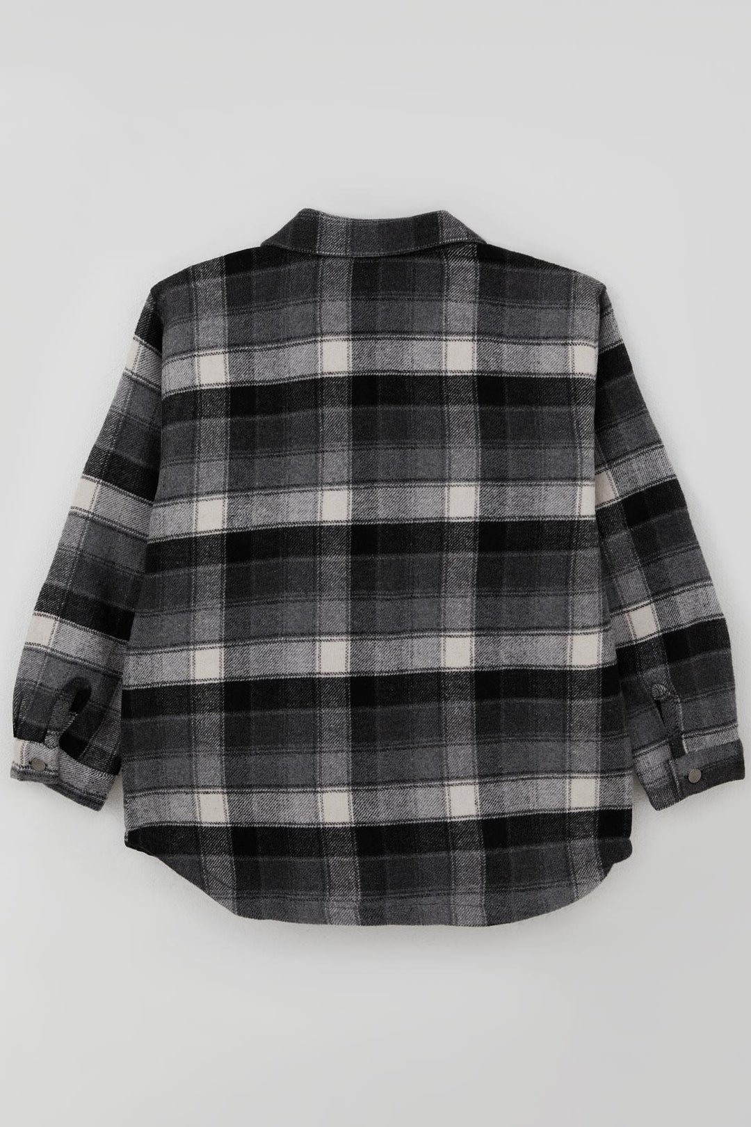 BRE Jack Lions Boys' Jacket with Checkered Pattern, Buttoned Pockets, 104 Years, Grey - Meriden