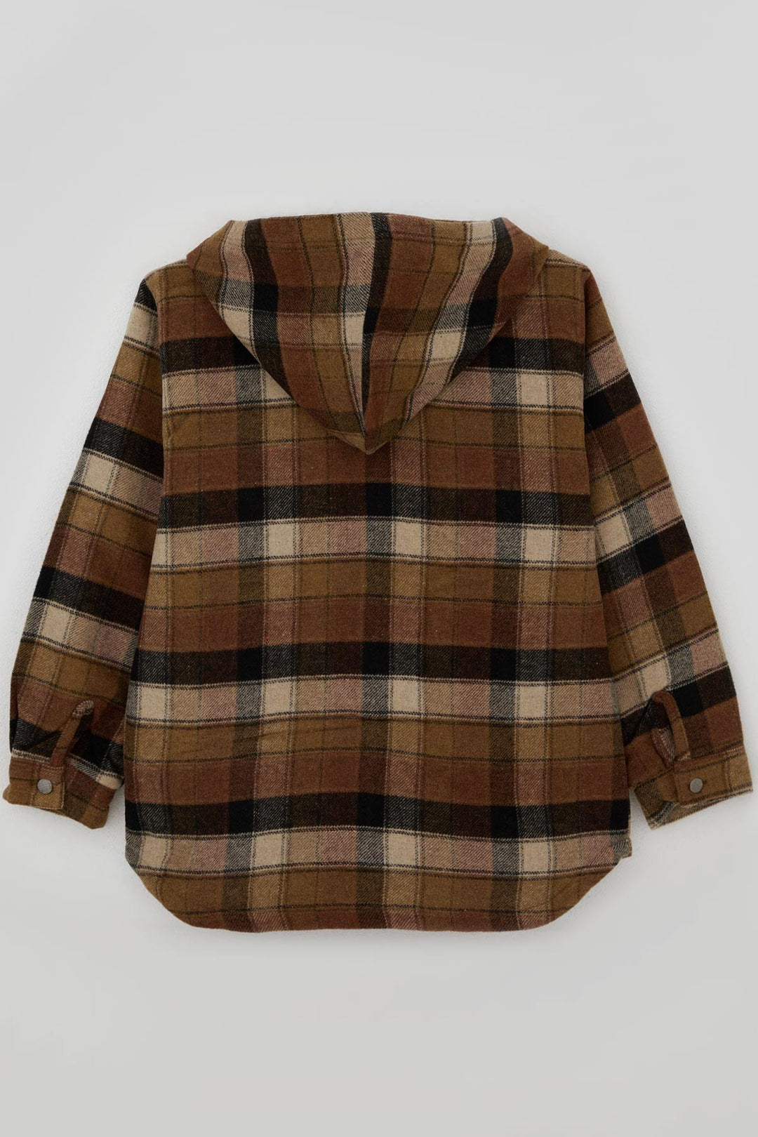 BRE Jack Lions Boys' Jacket with Plaid Pattern Hooded Buttoned 104 Years, Mixed Color - Bethesda