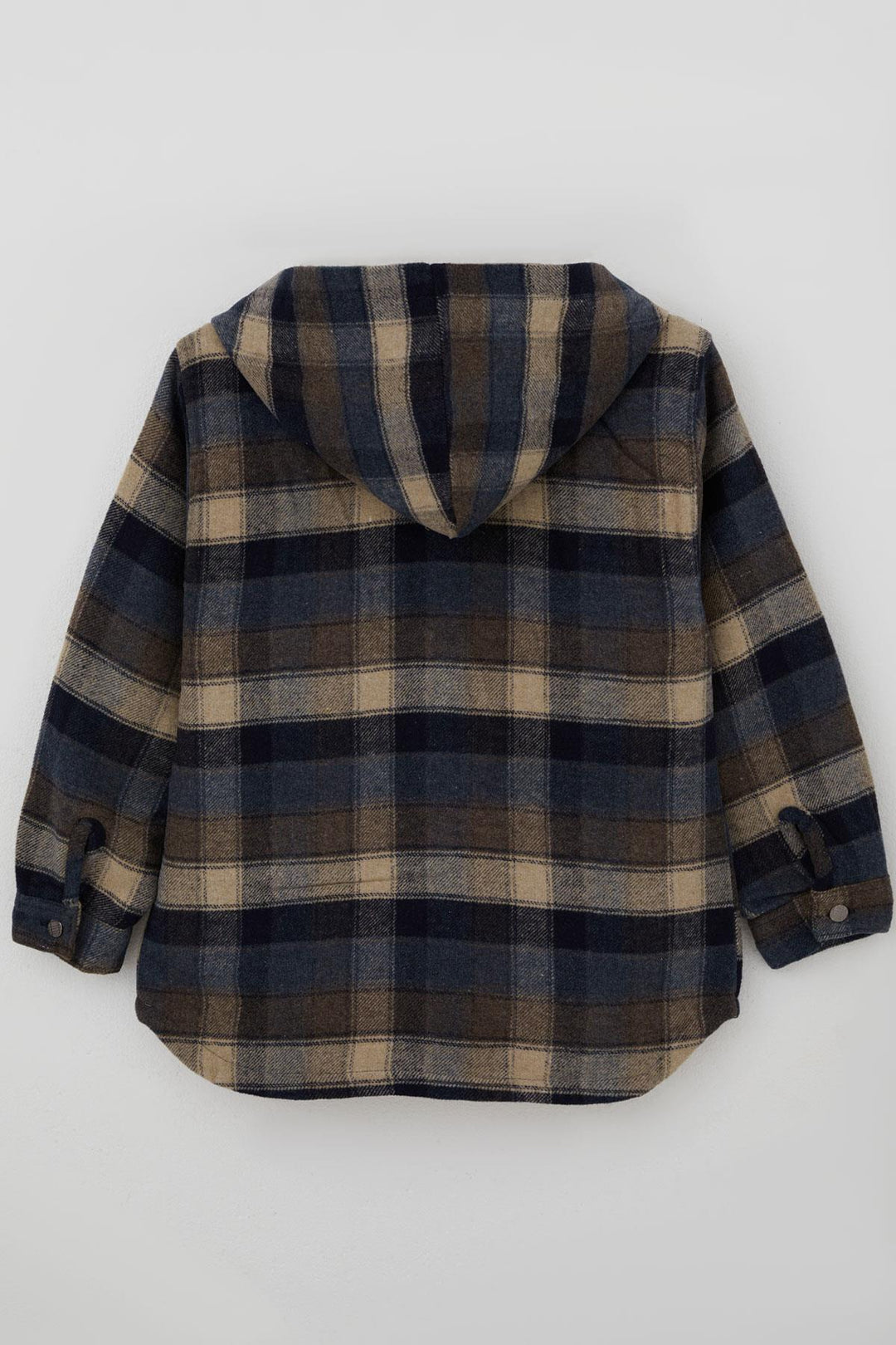 BRE Jack Lions Erkek Çocuk Mont Ekose Desenli Kapüşonlu Düğmeli 5-9 Yaş, Karışık Renk - Leiria