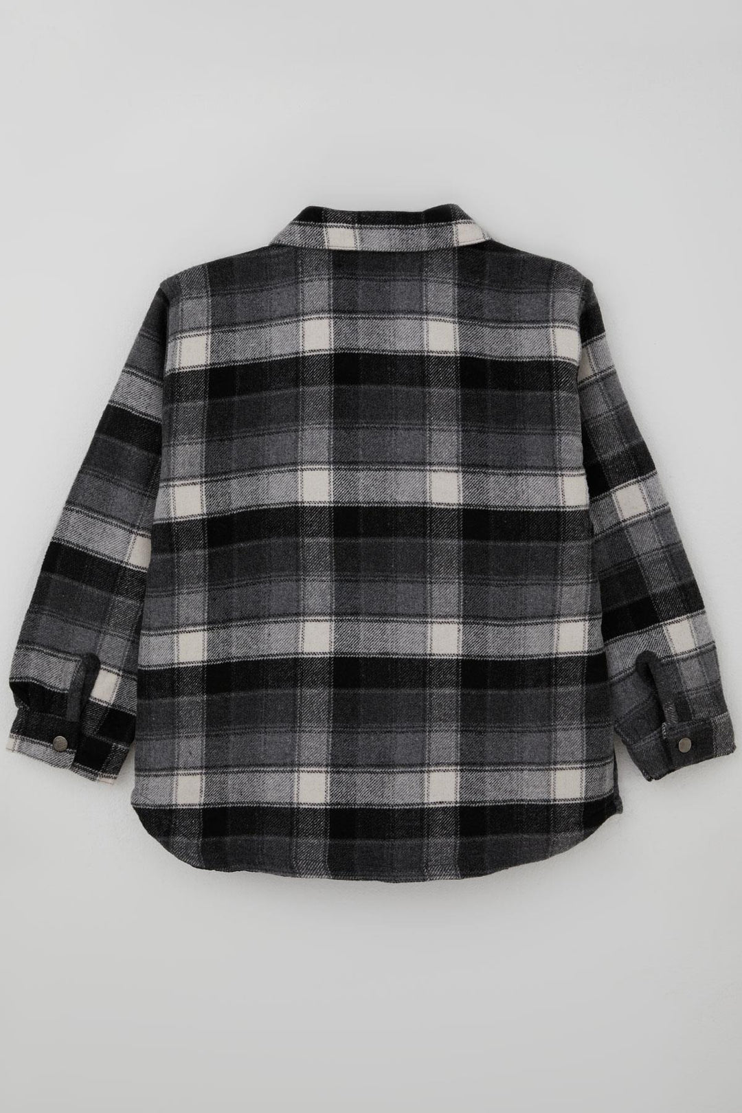 BRE Jack Lions Boys' Jacket with Checkered Pattern, Buttoned, Pocketed, 5-9 Years, Gray - Dolores Hidalgo Cuna de la Independencia Nacional