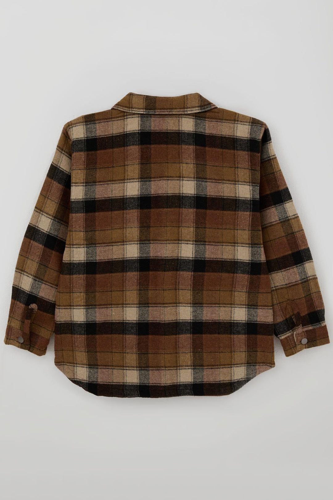 BRE Jack Lions Erkek Çocuk Mont Ekose Desenli Düğmeli Cepli 104 Yaş, Kahverengi - Hendersonville