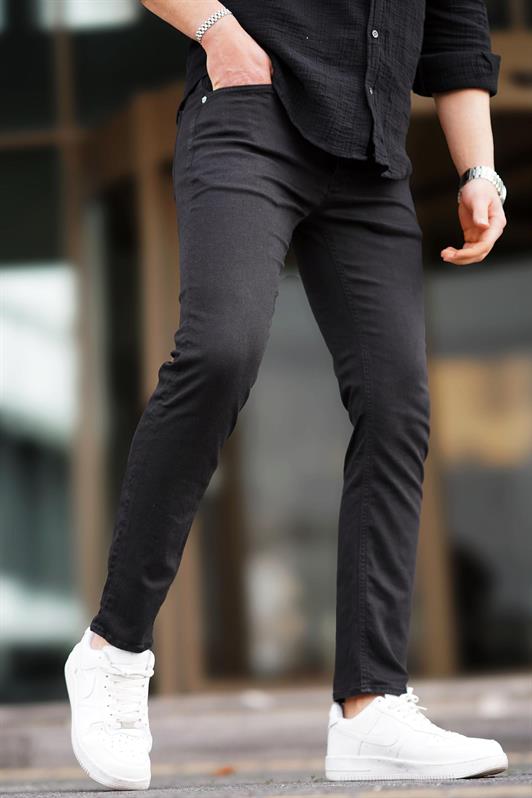MDX Black Slim Fit Men's Jeans 6865 - Lochau