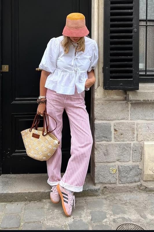 MDX Pink Striped Women's Jeans Mg2463 - Ciudad Melchor Múzquiz