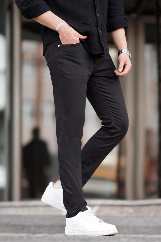 MDX Black Slim Fit Men's Jeans 6865 - Lochau