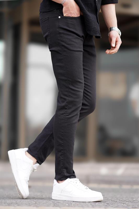 MDX Black Slim Fit Men's Jeans 6865 - Lochau