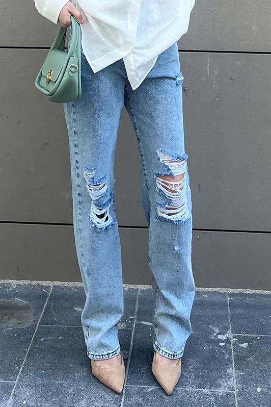 MDX Light Blue Straight Fit Jeans MG2031 - Hamilton