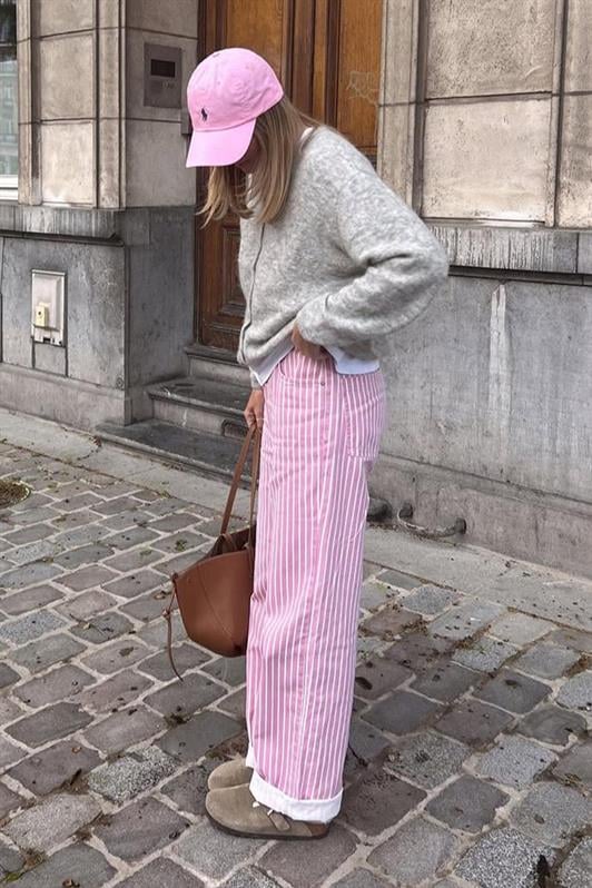 MDX Pink Striped Women's Jeans Mg2463 - Ciudad Melchor Múzquiz
