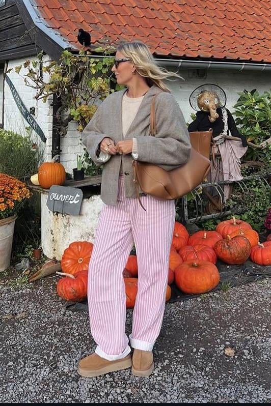 MDX Pink Striped Women's Jeans Mg2463 - Ciudad Melchor Múzquiz