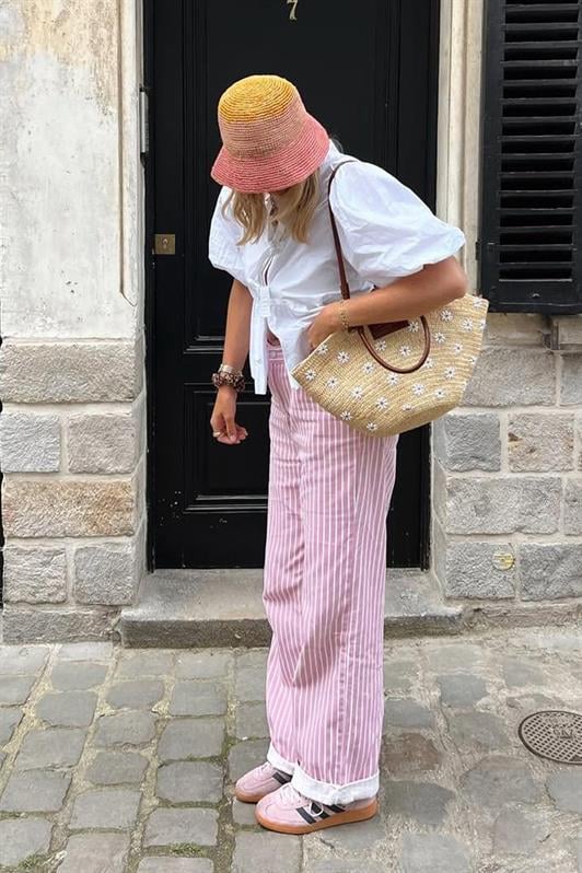 MDX Pink Striped Women's Jeans Mg2463 - Ciudad Melchor Múzquiz