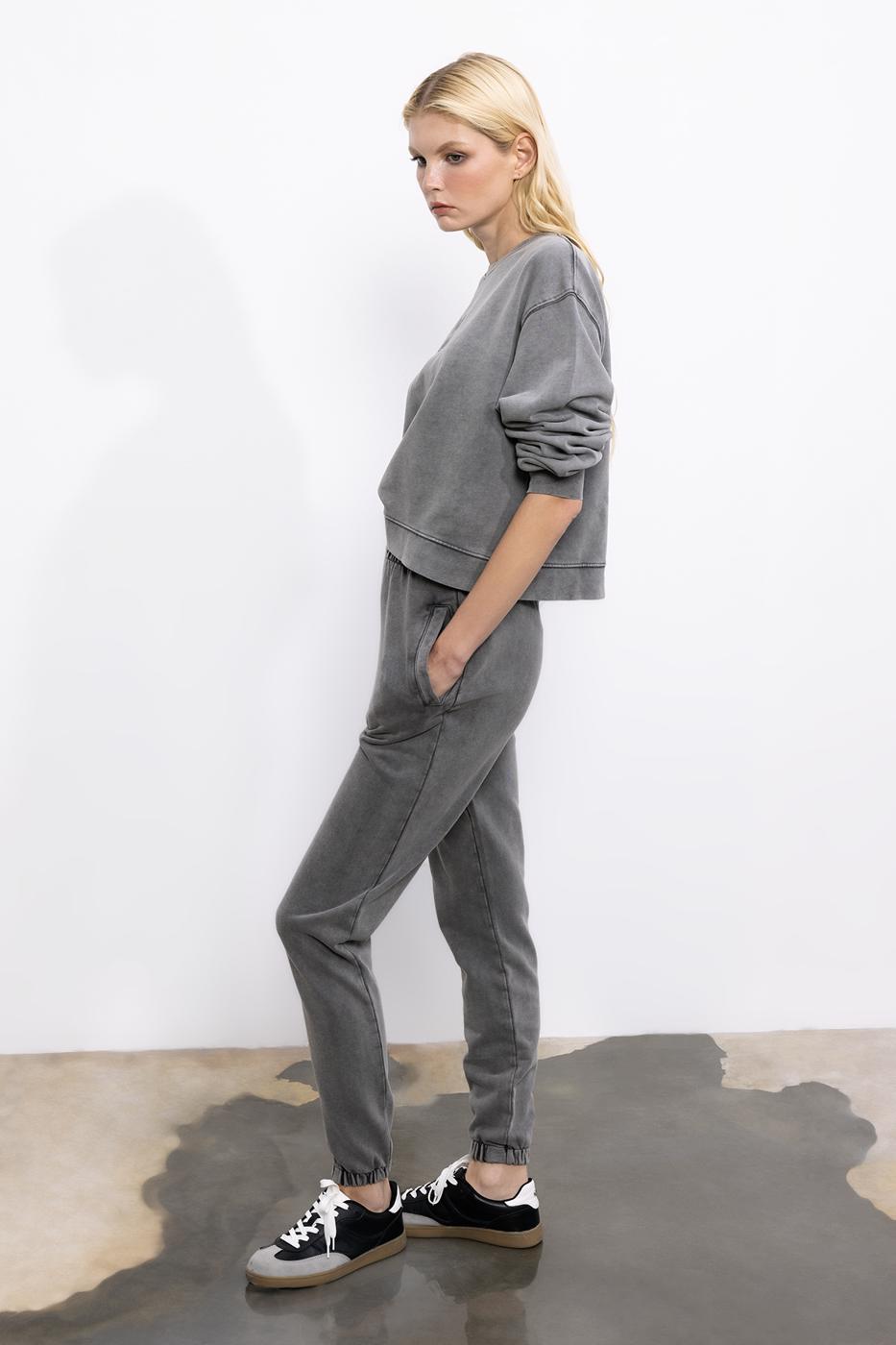 BSL Women Jogger Acid Wash Trousers - Göppingen