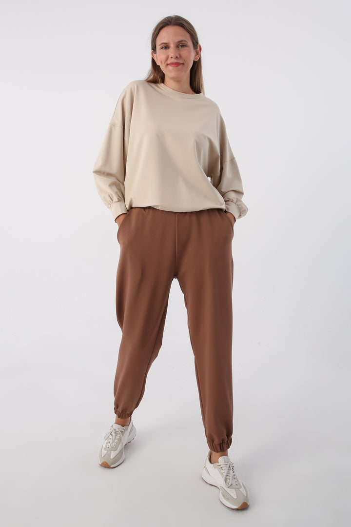 بنطال رياضي TLD للسيدات Allday Coffee Jogger - ماتارو
