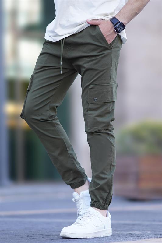 MDX Madmext Haki Cargo Pocket Jogger Pants 5647 - Pessac