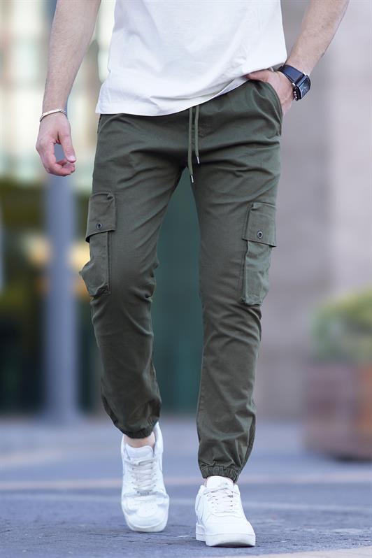 MDX Madmext Haki Cargo Pocket Jogger Pants 5647 - Pessac