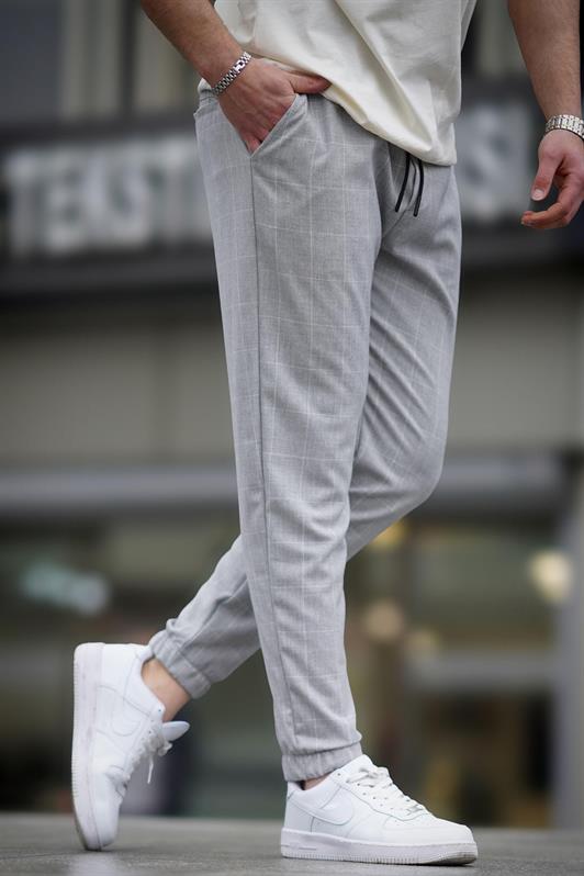 MDX Madmext Checkered Gray Jogger Mad4081 - Birmingham