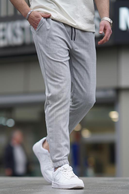 MDX Madmext Checkered Gray Jogger Mad4081 - Birmingham