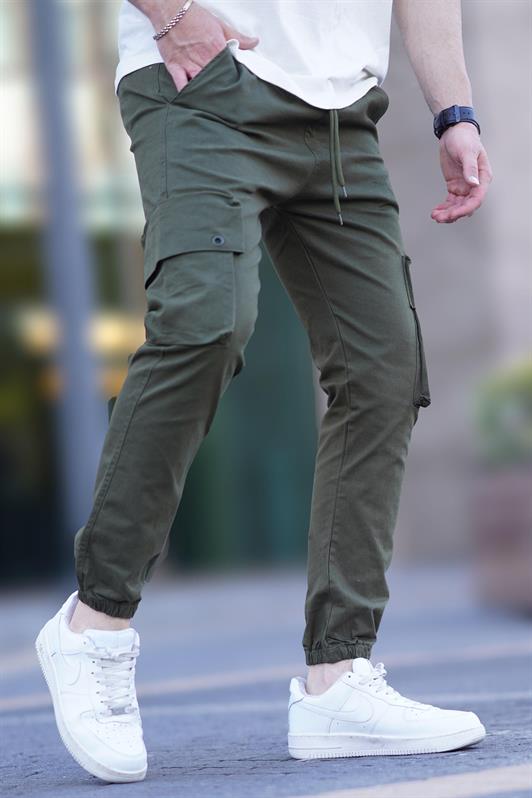 MDX Madmext Haki Cargo Pocket Jogger Pants 5647 - Pessac