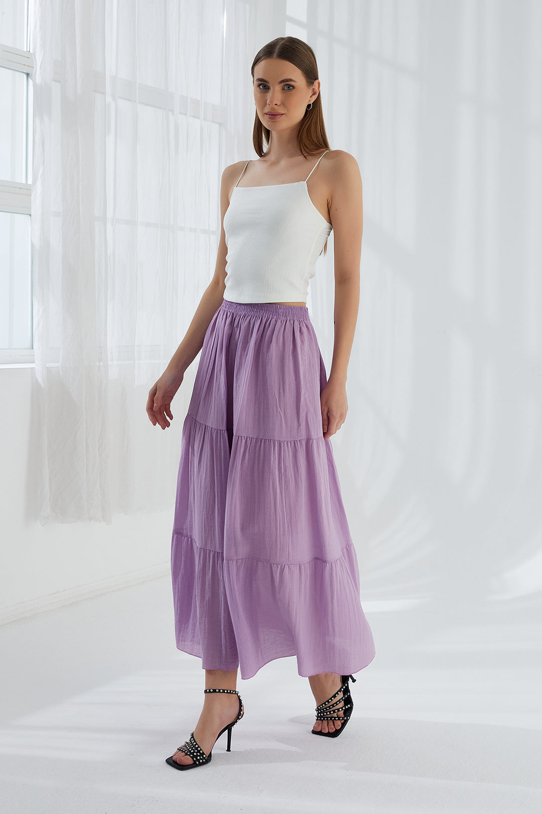 MPL Woman Ruffled Long Skirt - Guarda