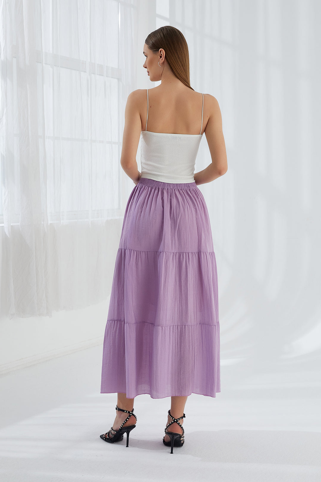 MPL Woman Ruffled Long Skirt - Guarda