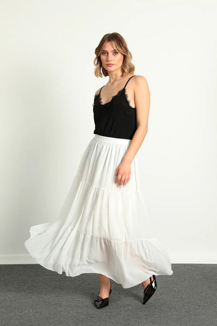 MPL Woman Ruffled Long Skirt - Baton Rouge
