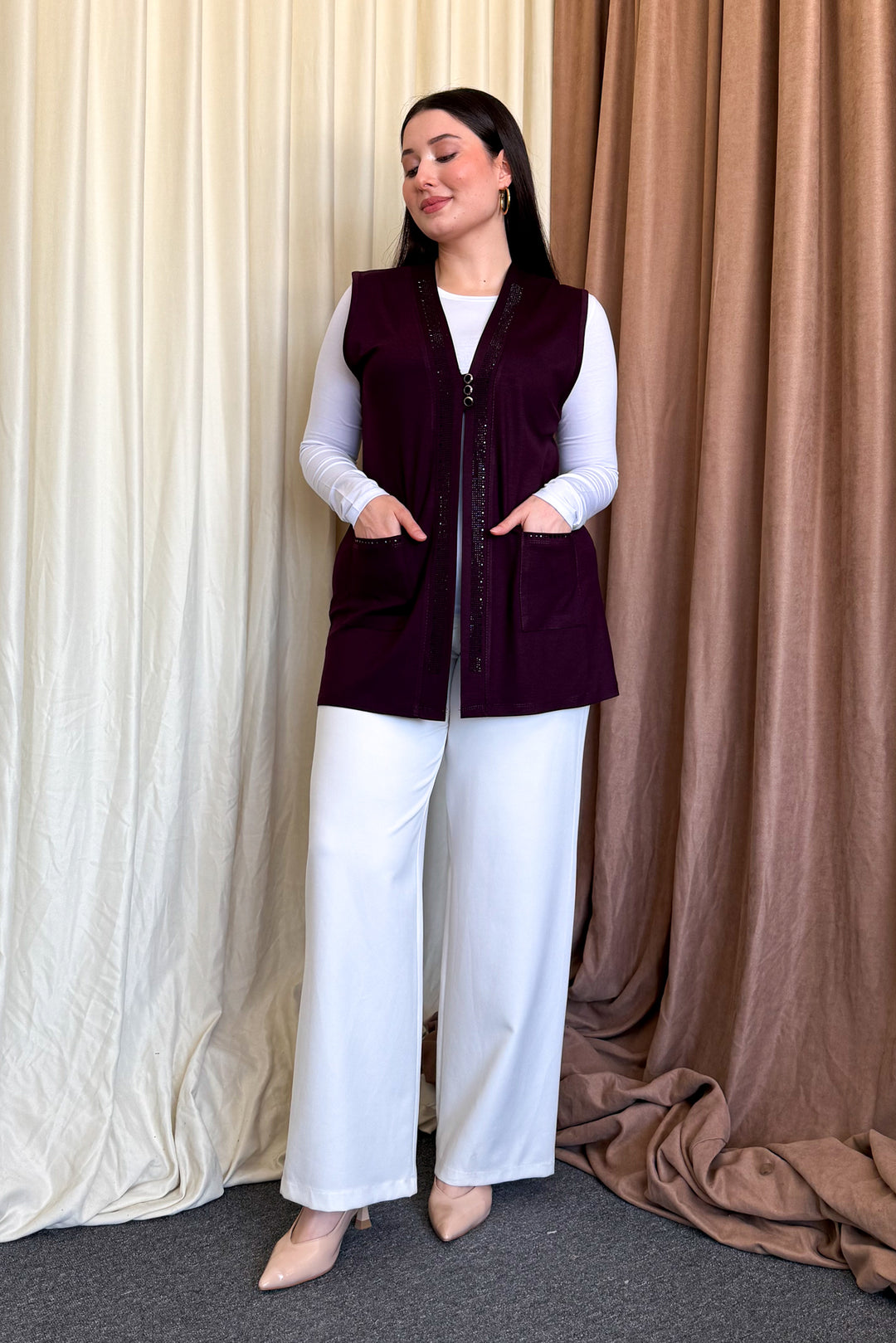 MPL Women's Plus Size Short Vest 505 - Hammersmith