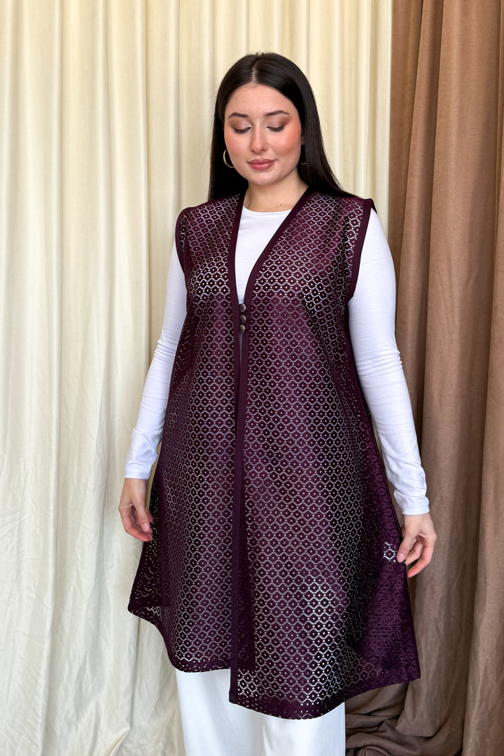 MPL Woman Lace Long Vest 261 - Meyzieu