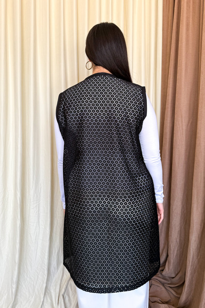 MPL Woman Lace Long Vest 261 - Bruges