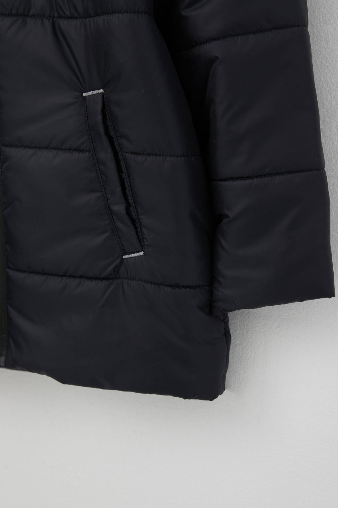 BRE Quilted Boy's Jacket with Hood and Polar Lining, 103 Years, Navy Blue - Bagneux