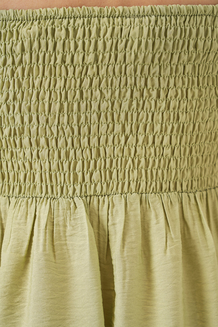 BGD Women Woman's Strappy Ayrobin Dress 2565 - Dark Green - Porto