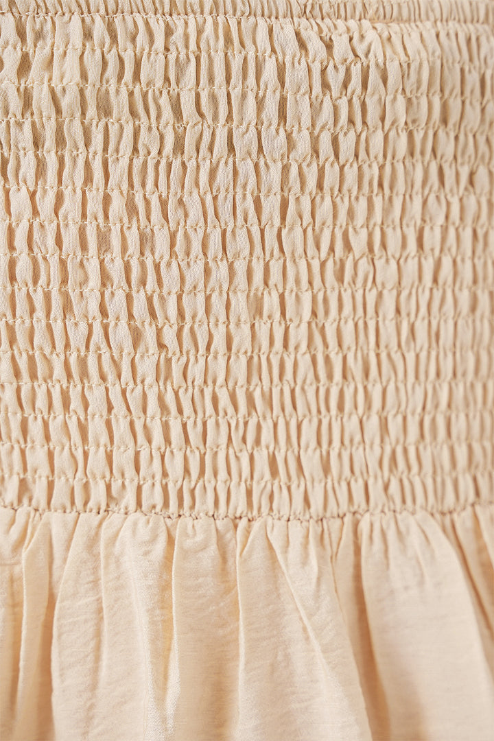 BGD Women Woman's Strappy Ayrobin Dress 2565 - Cream - Salamanca