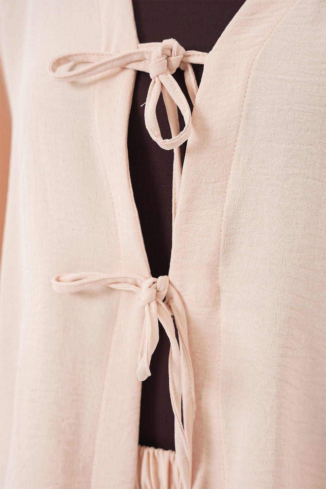 BGD Women Woman Ayrobin Kimono Skirt Set 8047 - Cream - Compiègne