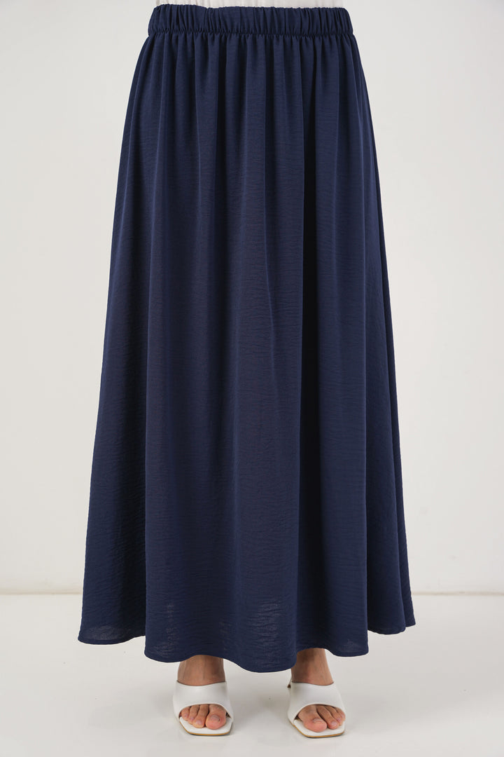 BGD Women Woman Ayrobin Kimono Skirt Two-Piece Set 8047 - Navy Blue - Montebello