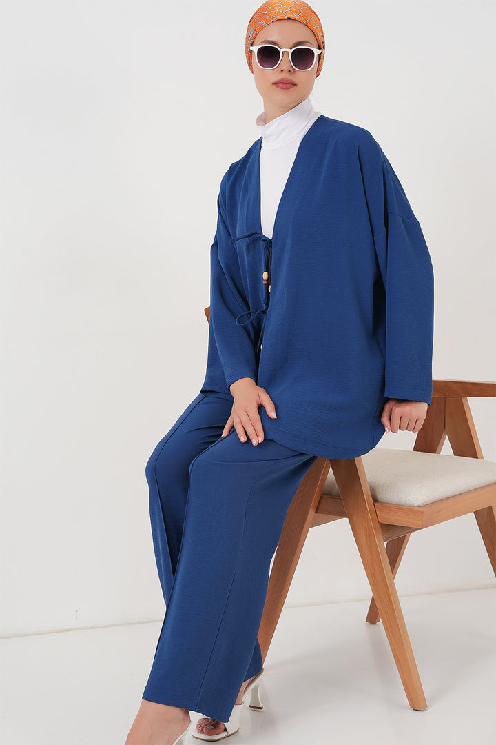 BGD Women Woman Ayrobin Kimono Pants Set 6739 - Indigo - Portsmouth