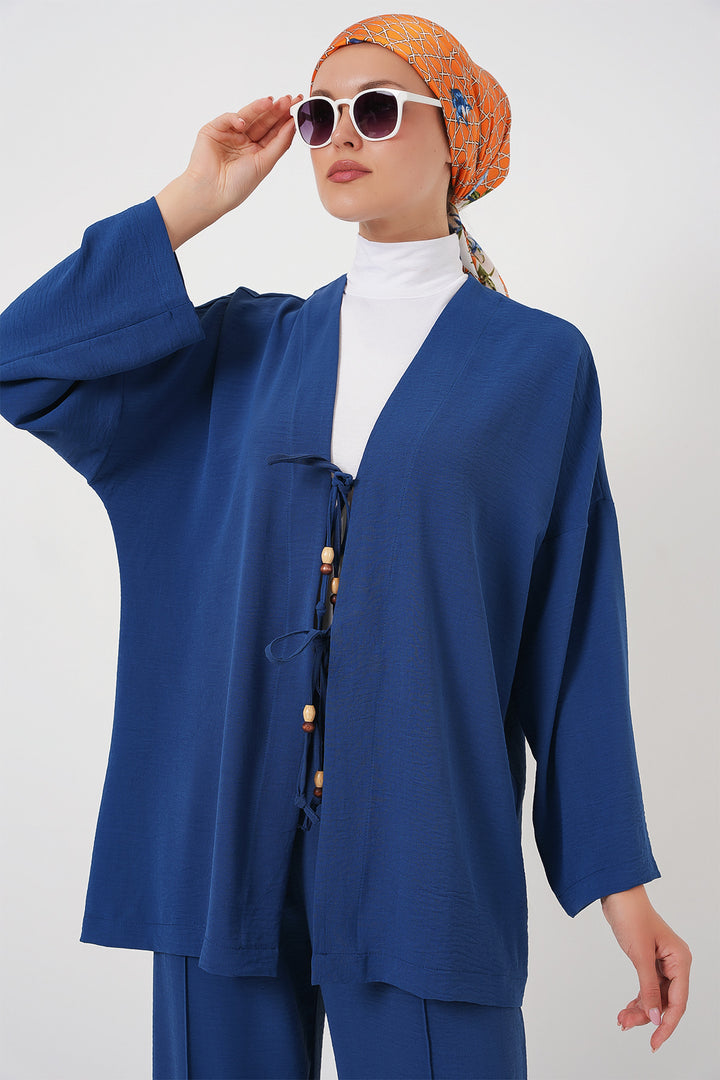 BGD Women Woman Ayrobin Kimono Pants Set 6739 - Indigo - Portsmouth