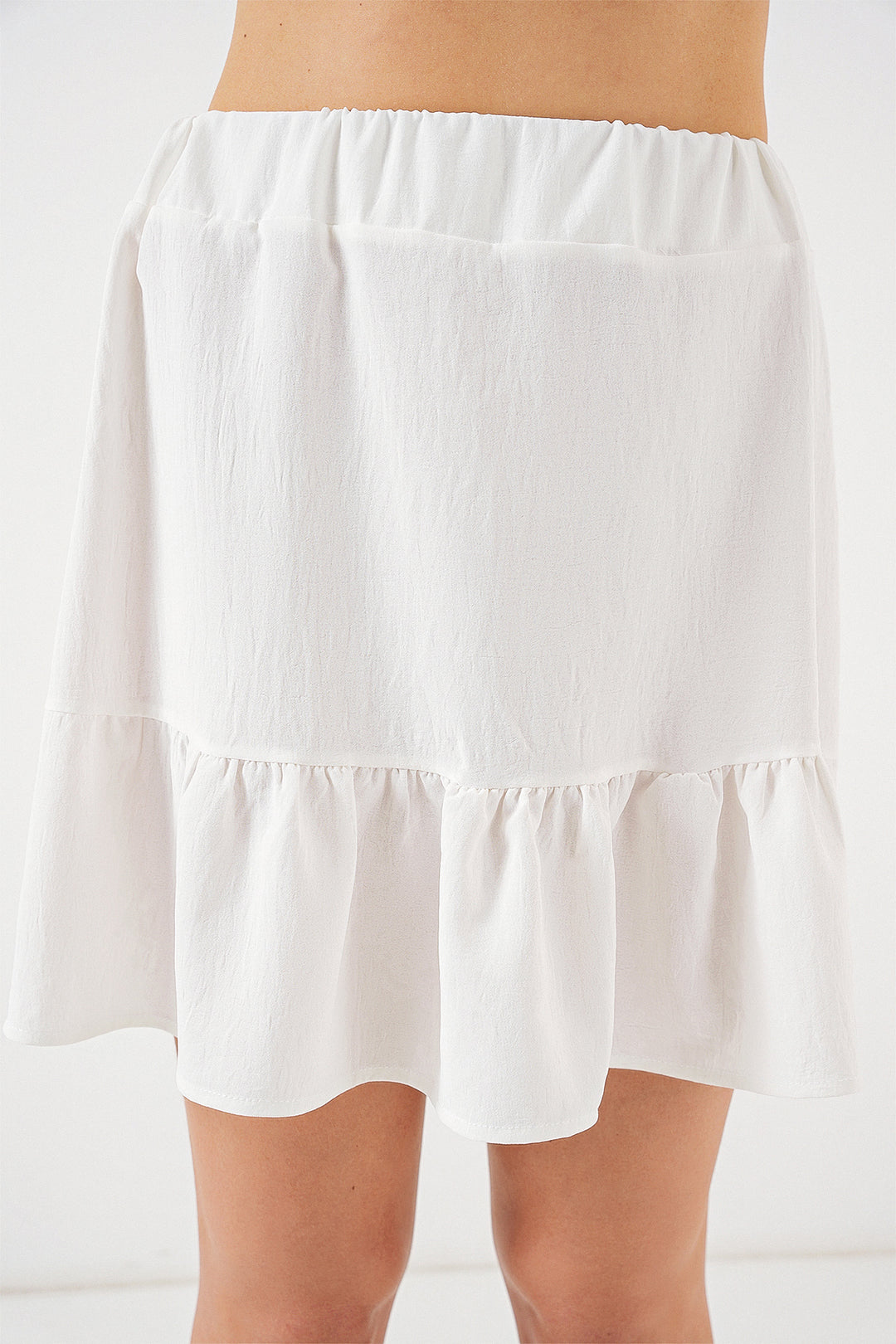 BGD Women Woman Ayrobin Mini Skirt 8054 - White - Ecatepec