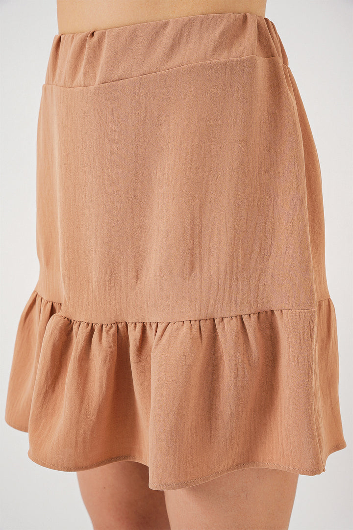 BGD Women Woman Ayrobin Mini Skirt 8054 - Camel - Olathe