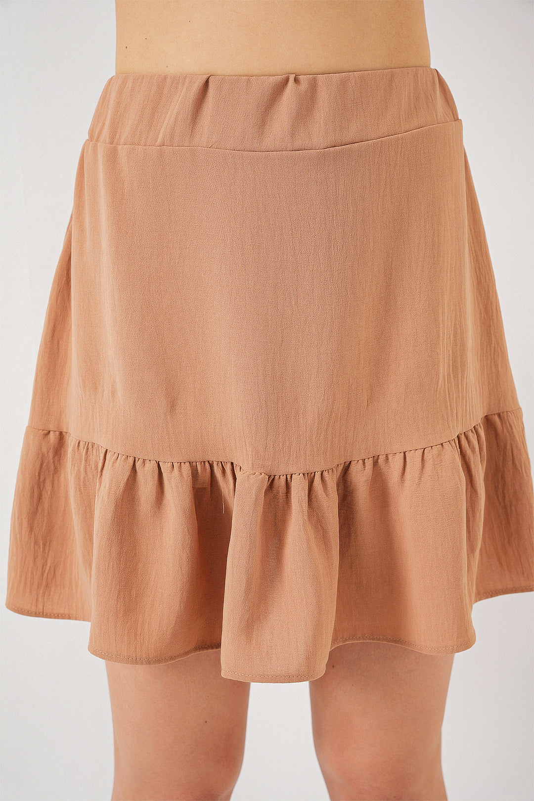 BGD Women Woman Ayrobin Mini Skirt 8054 - Camel - Olathe