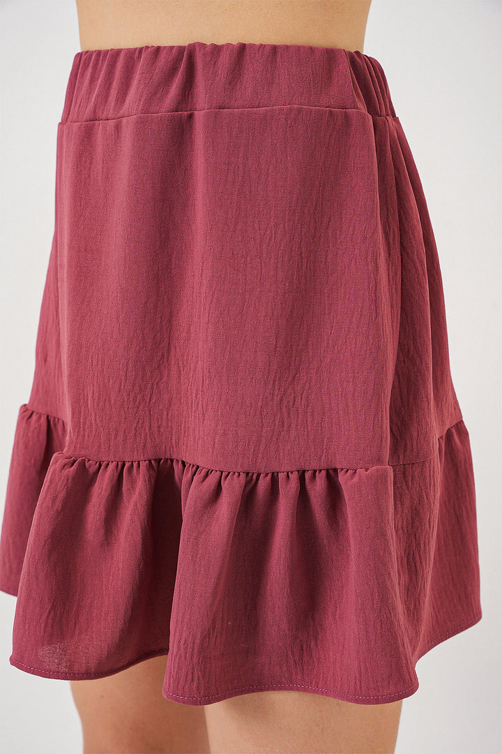 BGD Women Woman Ayrobin Mini Skirt 8054 - Rose Pink - Franklin