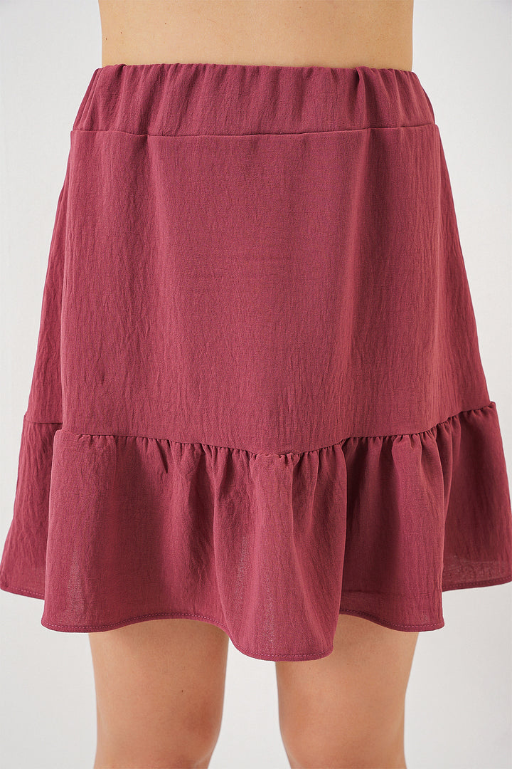 BGD Women Woman Ayrobin Mini Skirt 8054 - Rose Pink - Franklin