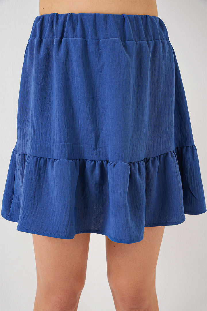 BGD Women Woman Ayrobin Mini Skirt 8054 - Indigo - Surrey