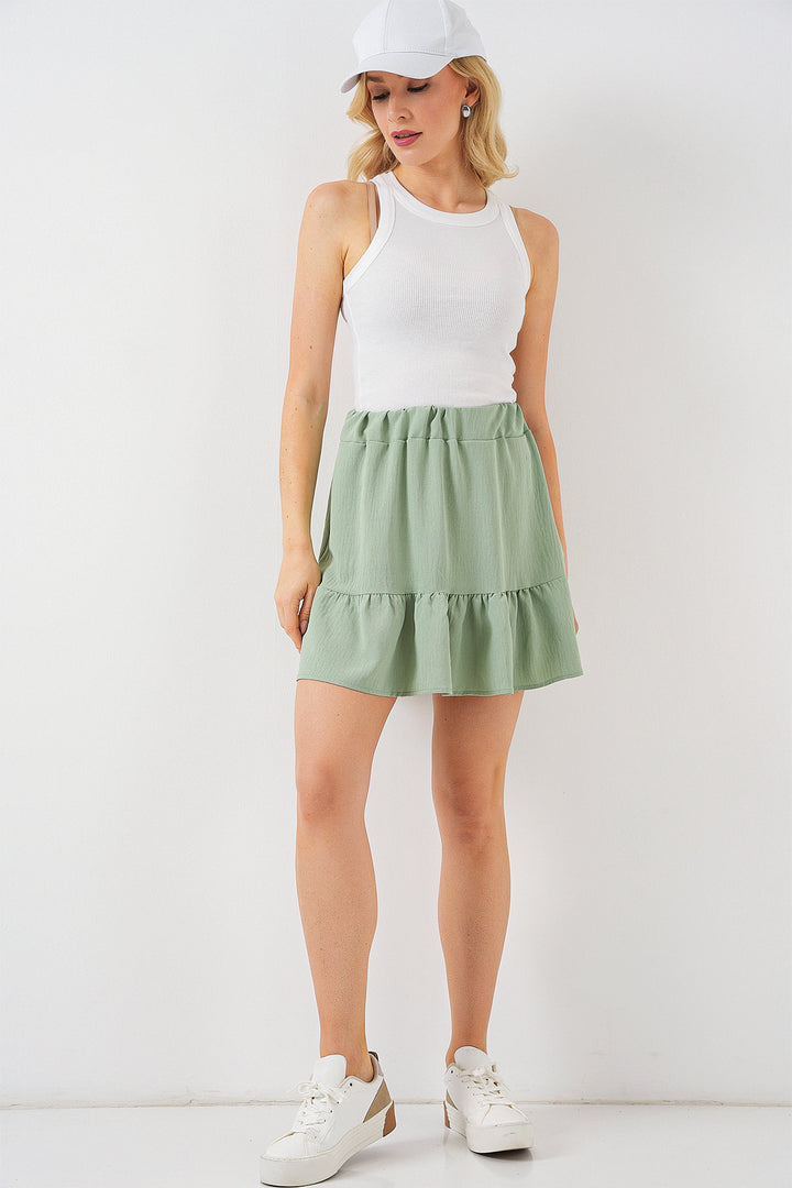 BGD Women Woman Ayrobin Mini Skirt 8054 - Mint - Wausau