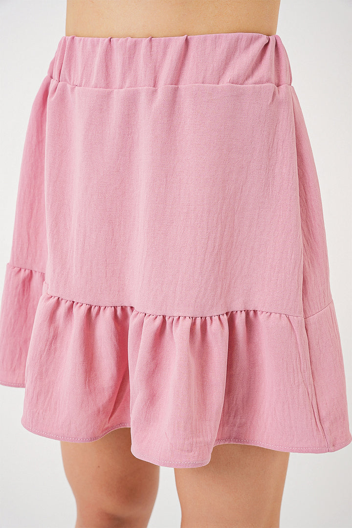 BGD Women Woman Ayrobin Mini Skirt 8054 - Powder - Abbotsford