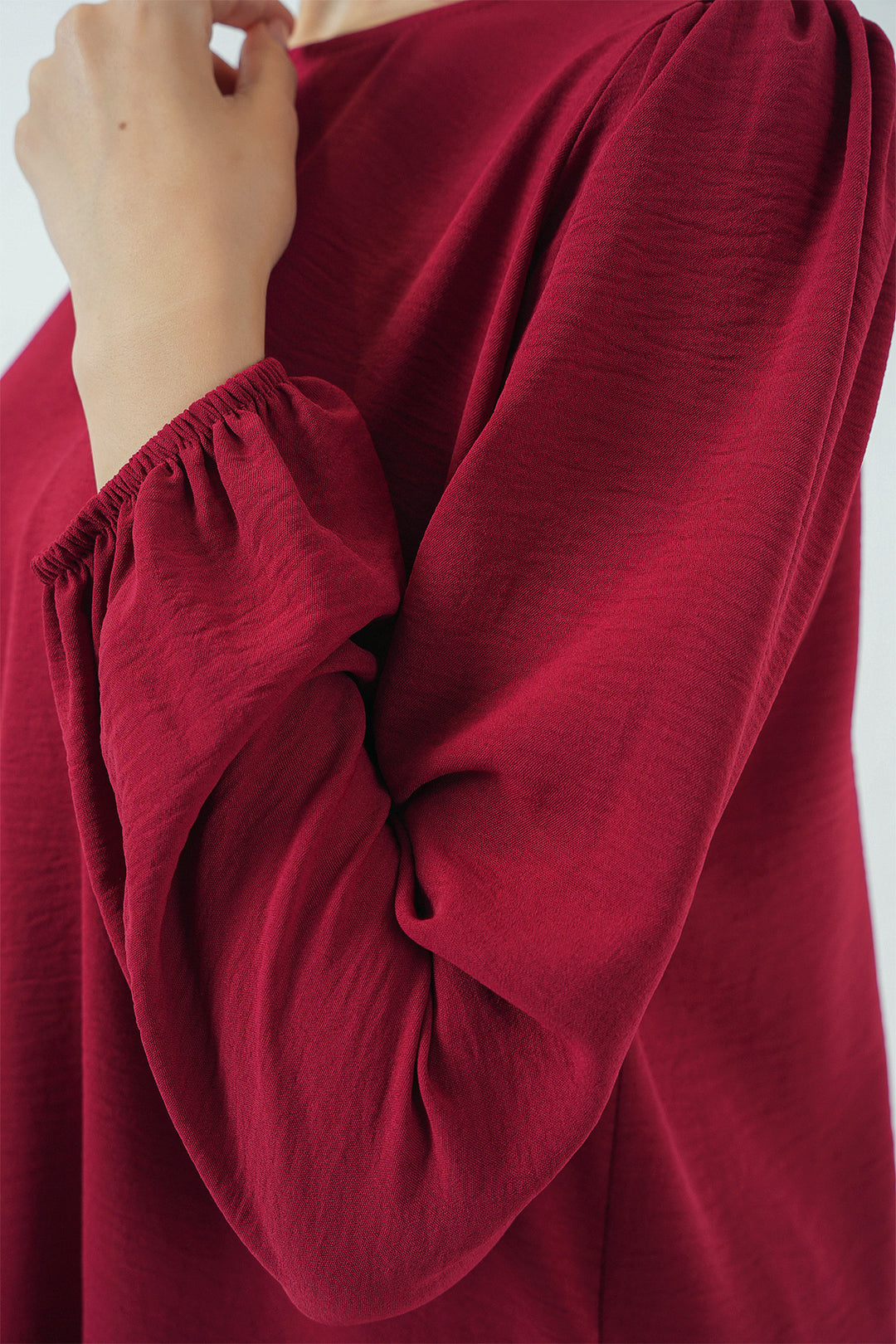 BGD Women Woman Ayrobin Tunic Pants Top Set 6712 - Burgundy - Salamanca