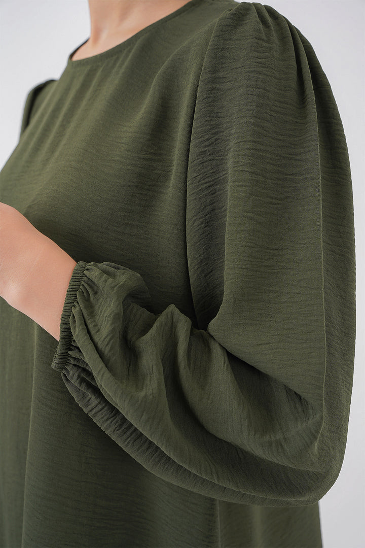 BGD Women Woman Ayrobin Tunic Pants Top Set 6712 - Khaki - Ottawa