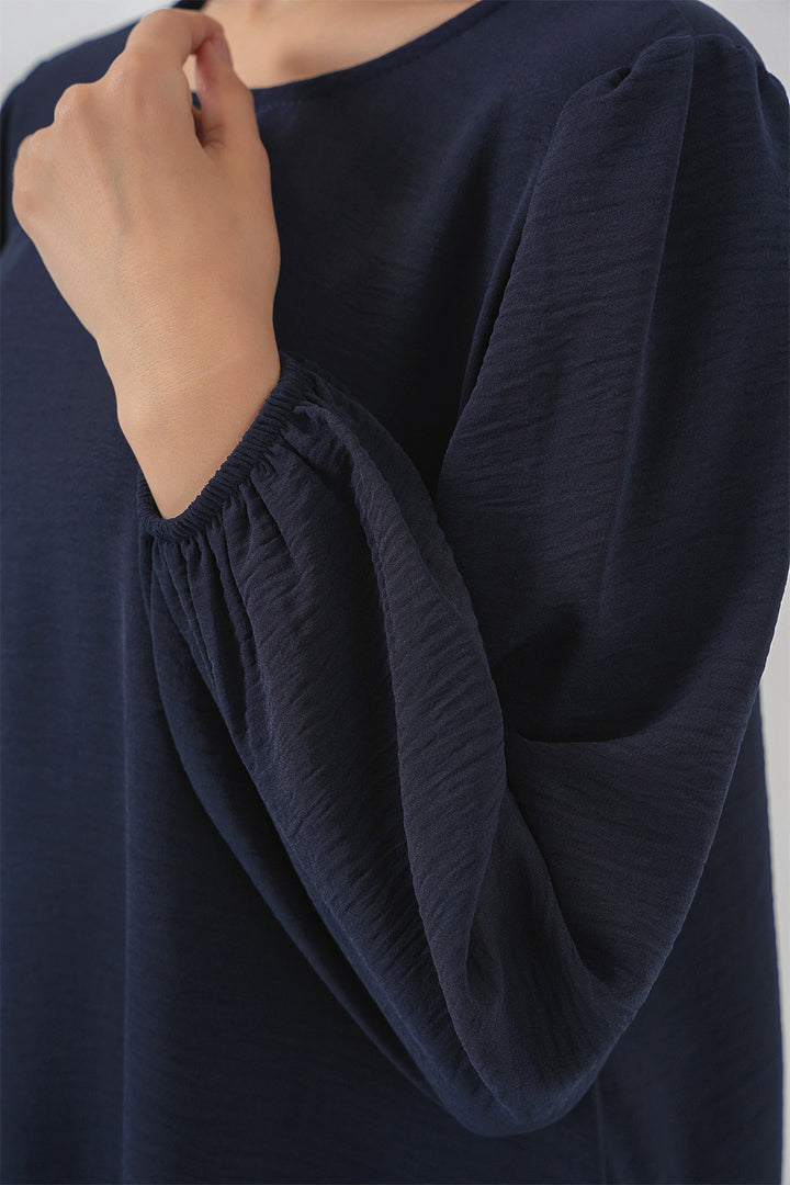 BGD Women Woman Ayrobin Tunic Pants Top Set 6712 - Navy Blue - Ovar