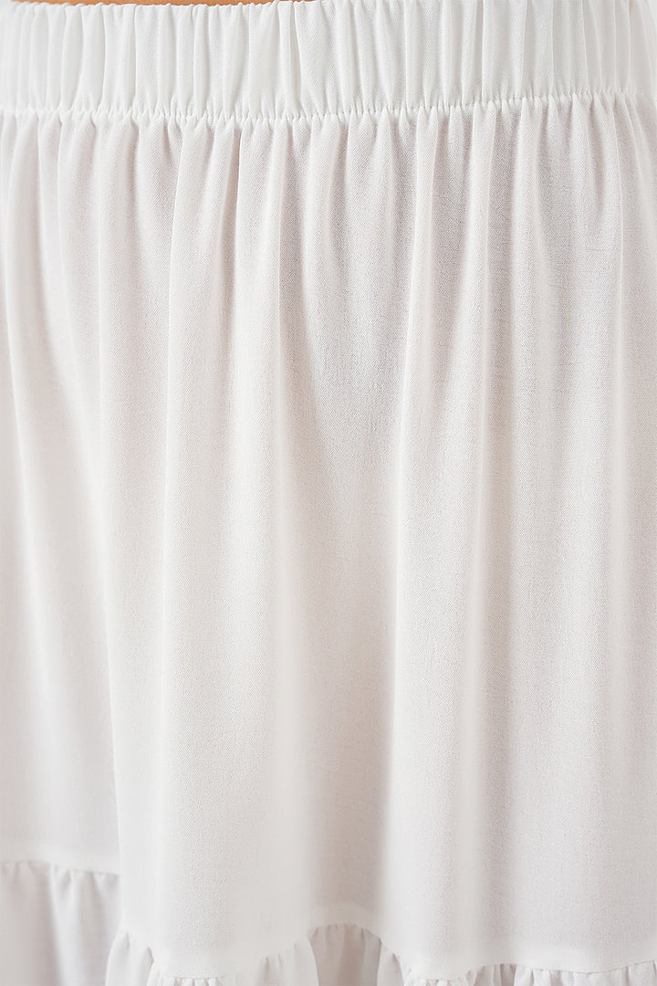 BGD Women Woman Ayrobin Long Skirt 8048 - White - Suceava