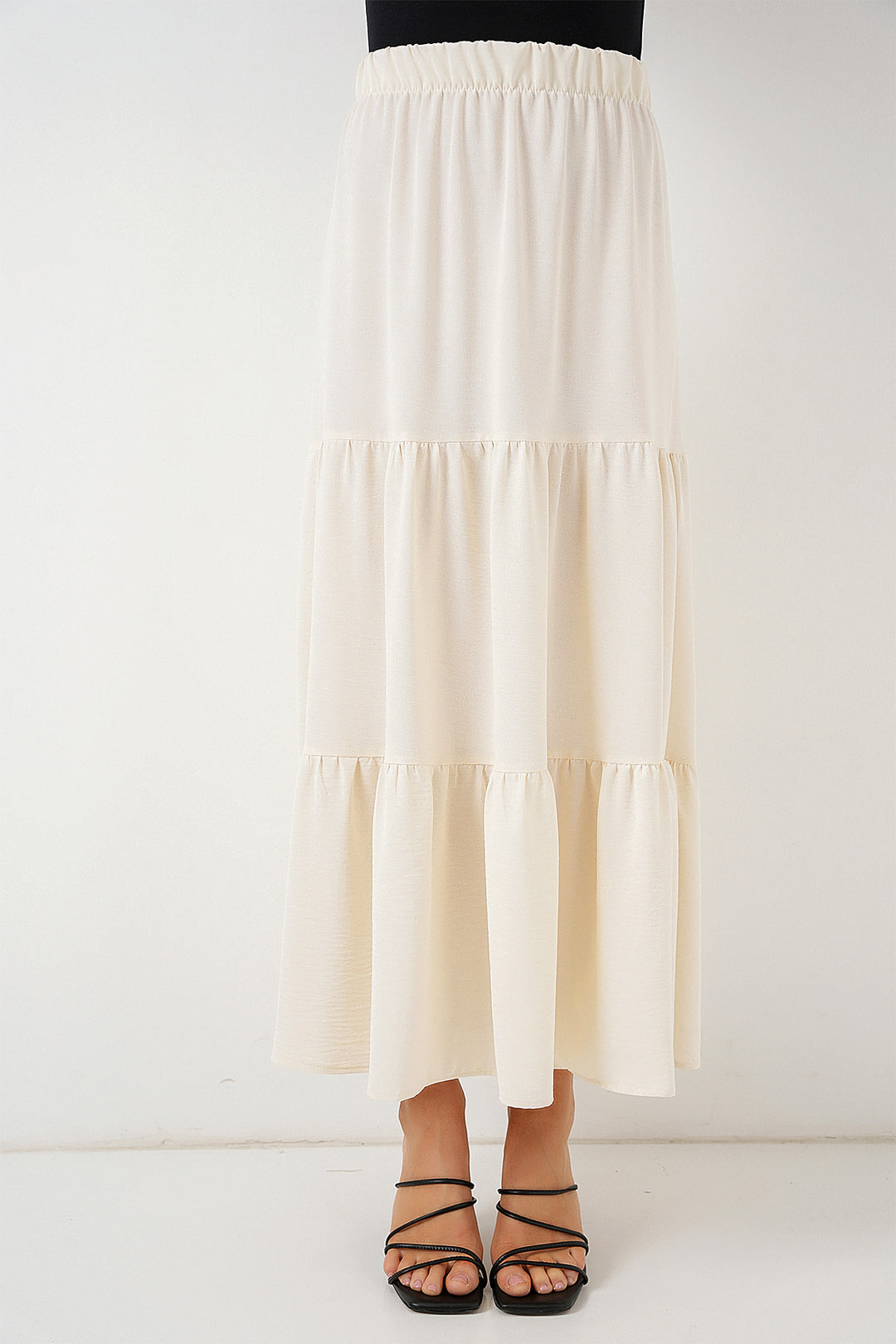 BGD Women Woman Ayrobin Long Skirt 8048 - Cream - Derby