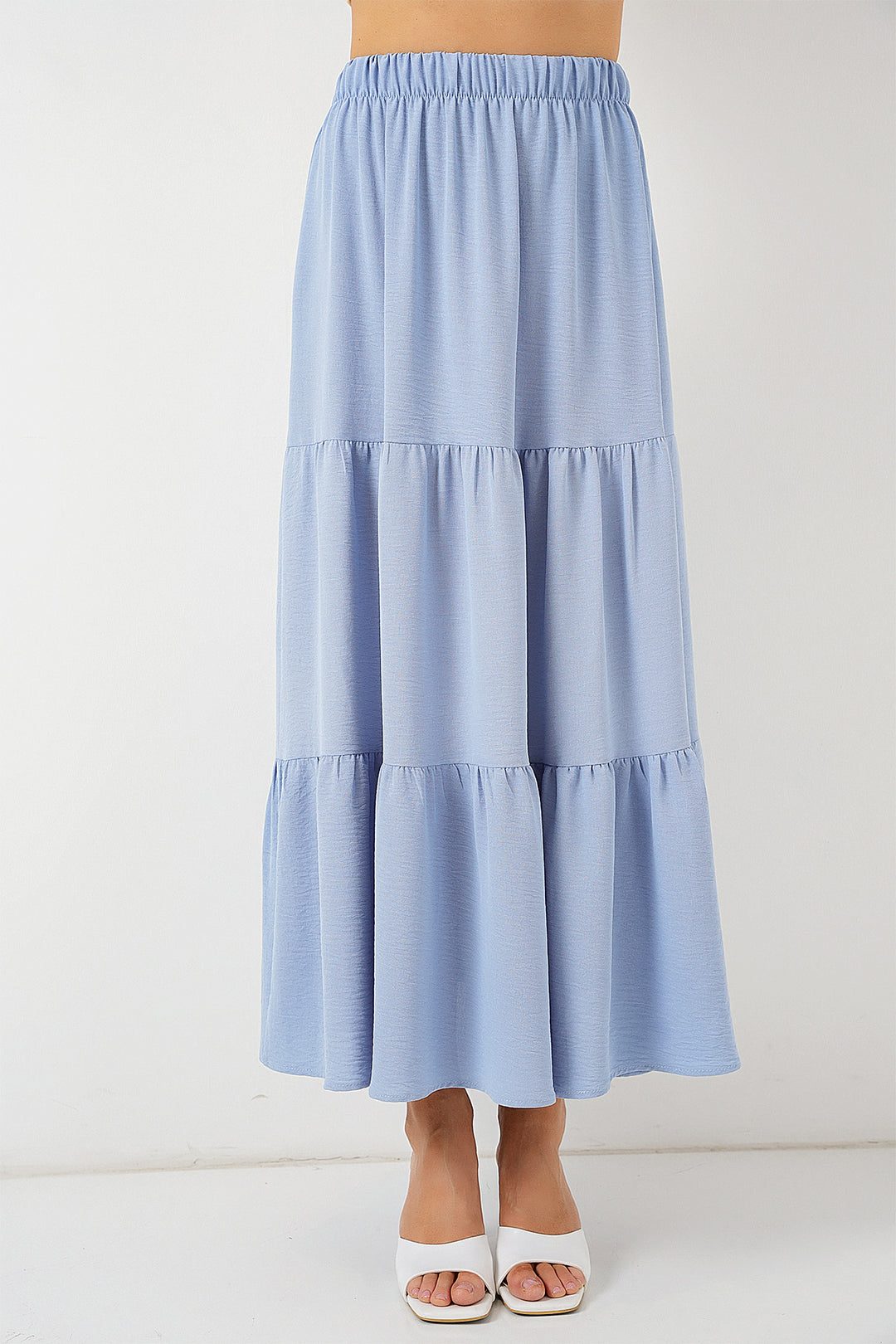 BGD Women Woman Ayrobin Long Skirt 8048 - Blue - Dovzhansk