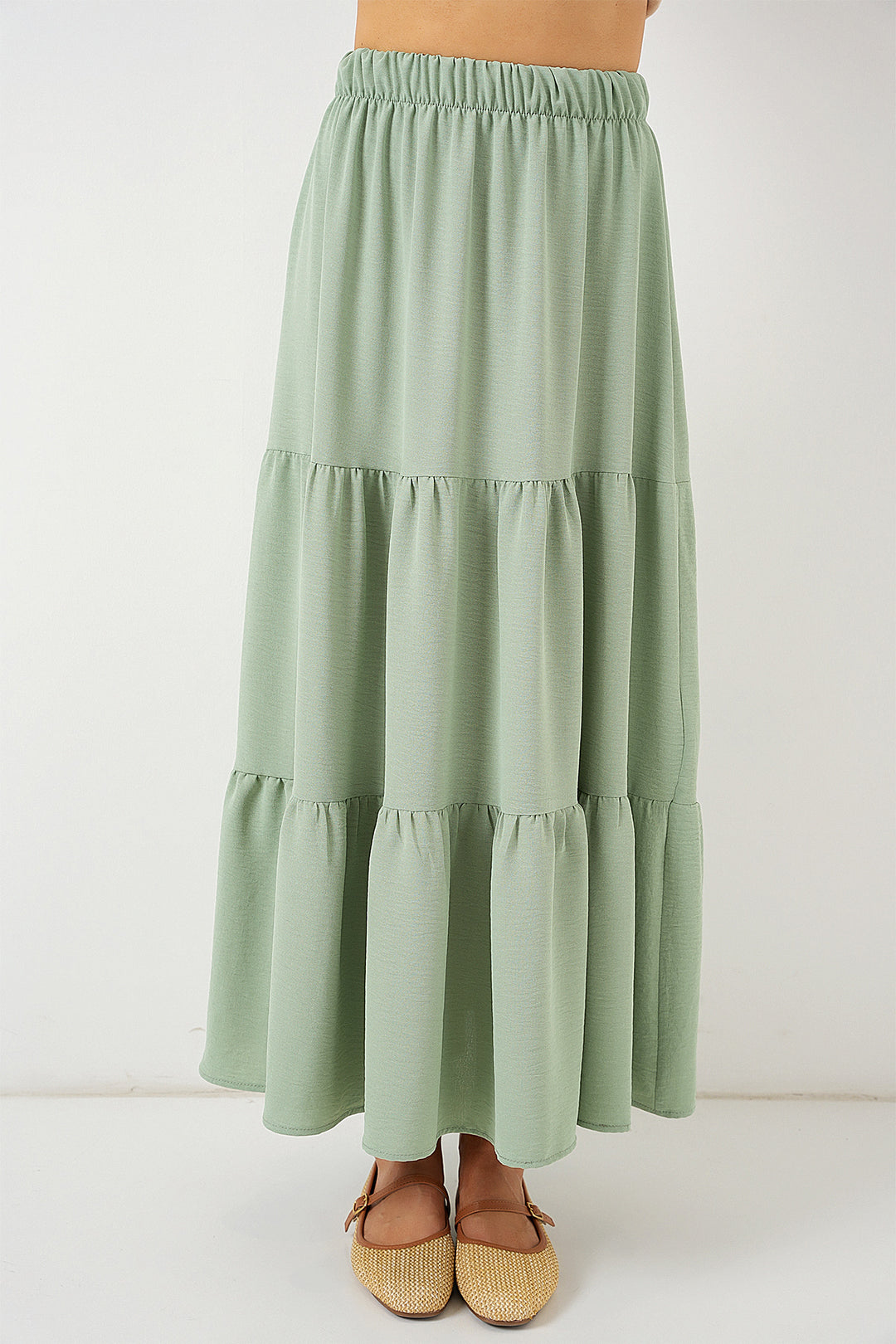 BGD Women Woman Ayrobin Long Skirt 8048 - Mint - Formigine