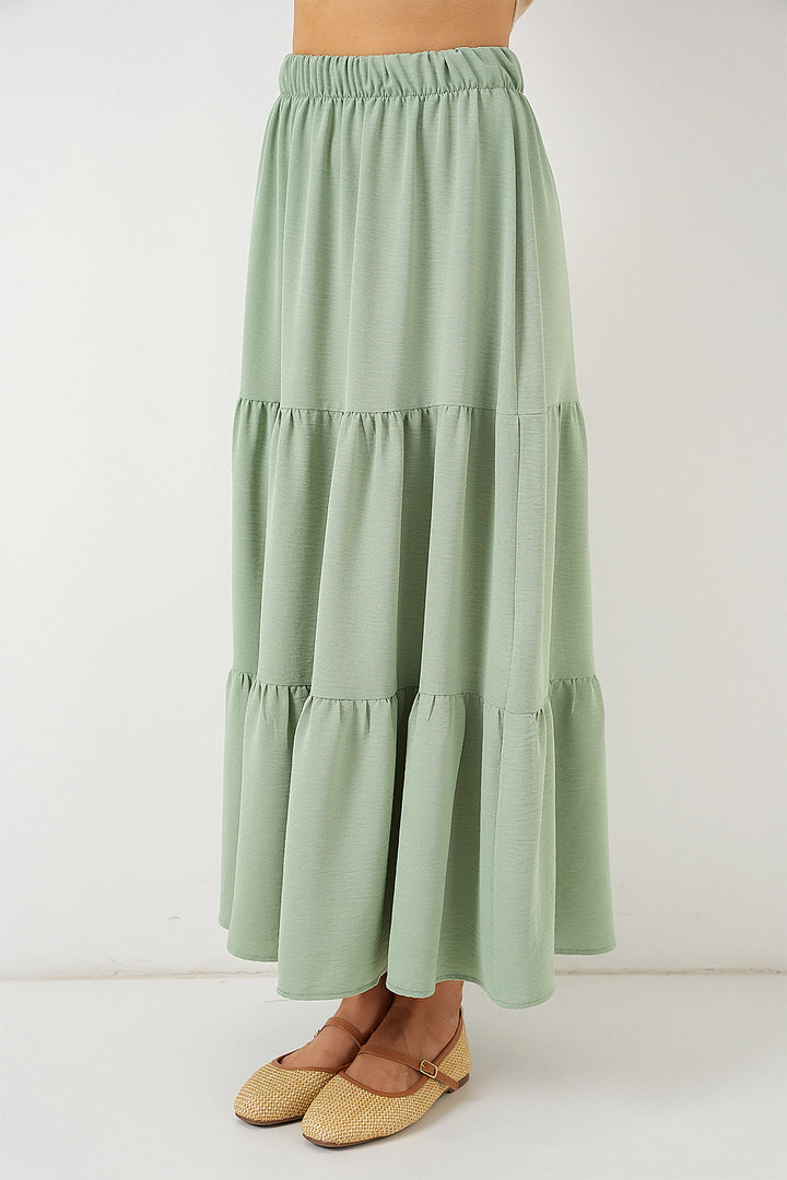 BGD Women Woman Ayrobin Long Skirt 8048 - Mint - Formigine